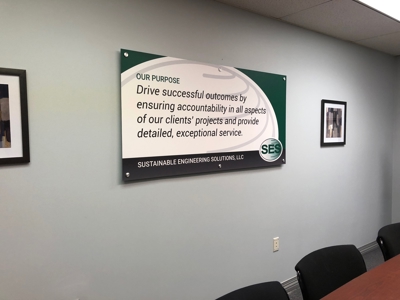 Interior Signage Photo